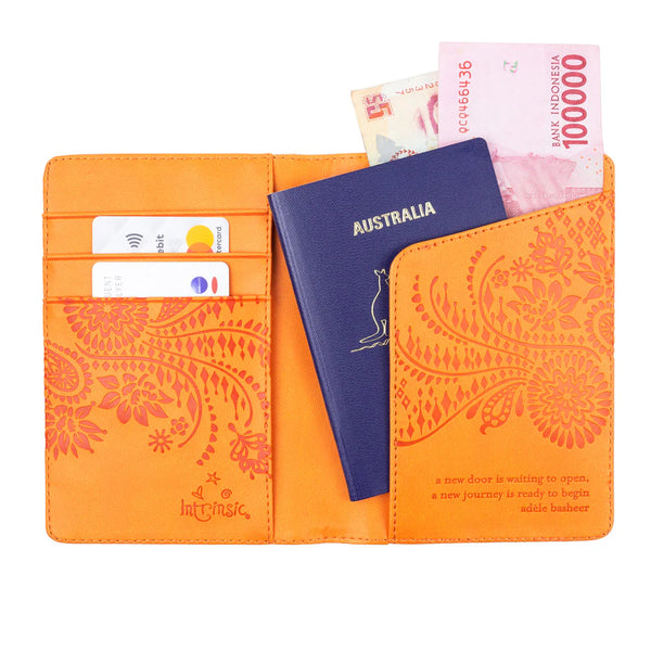 Passport Wallet | Sunrise Orange