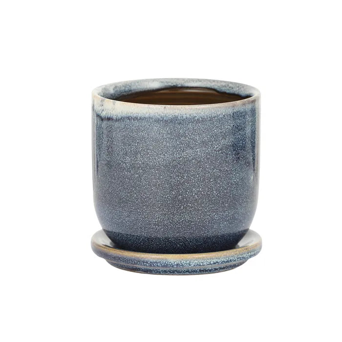 Ocean Vista Pot with Saucer | Small