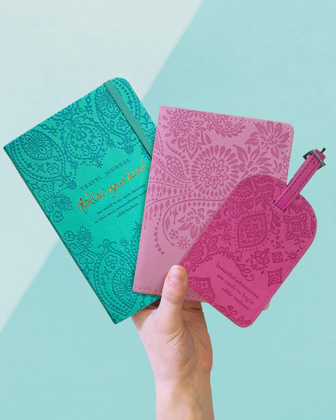 Turquoise Twist Travel Journal