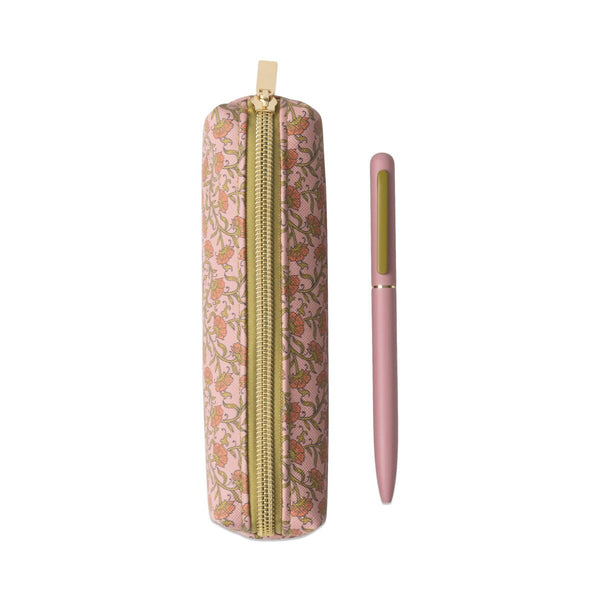 Vintage Floral Pen & Pouch Set
