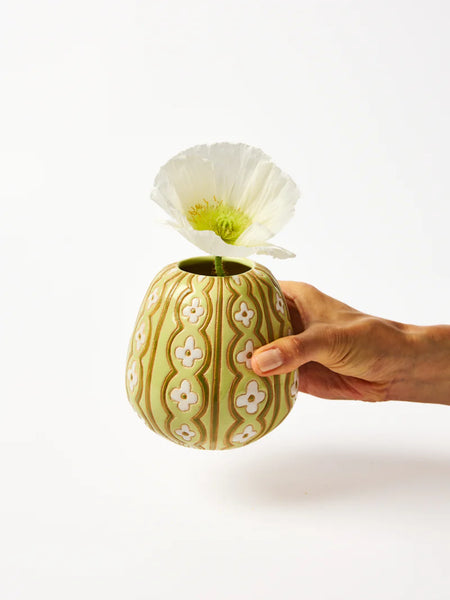 Vintage Green Pollen Vase