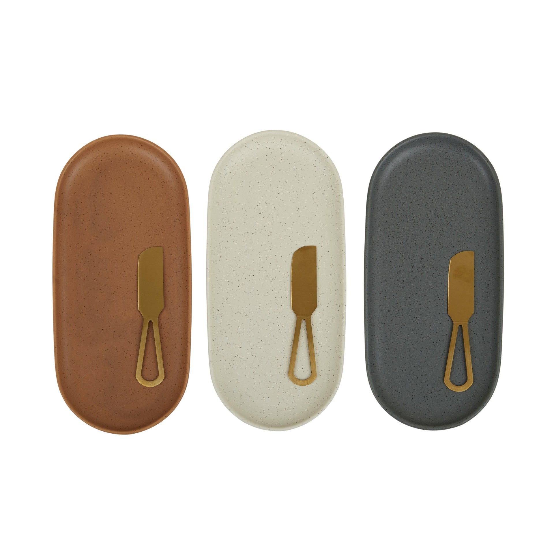 Viv Ceramic Plate & Knife Set