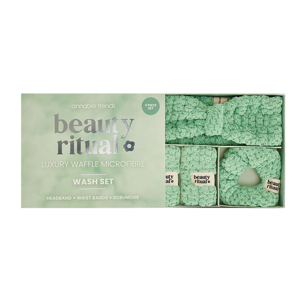 Beauty Ritual Luxury 3pc Wash Set | Moss