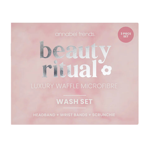 Beauty Ritual Luxury 3pc Wash Set | Pink