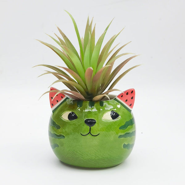 Watermelon Cat Pot