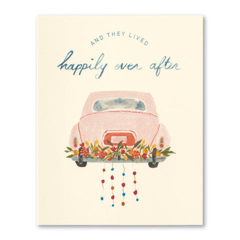 Happily Ever After Wedding Card