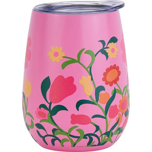 Wine Tumbler | Flower Patch