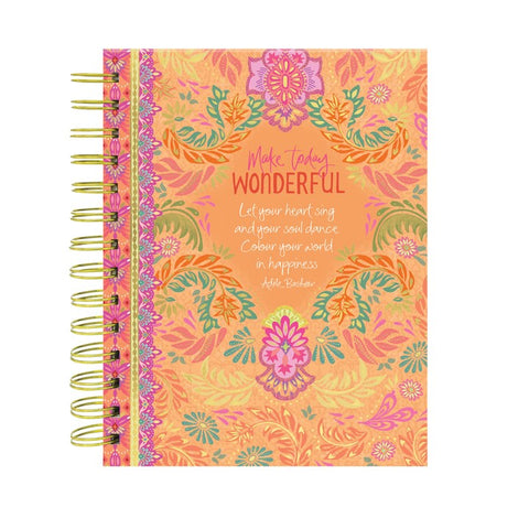Live Life Wonderful Spiral Notebook