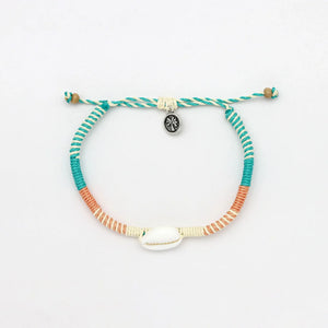 Beachcomber Woven Shell Bracelet