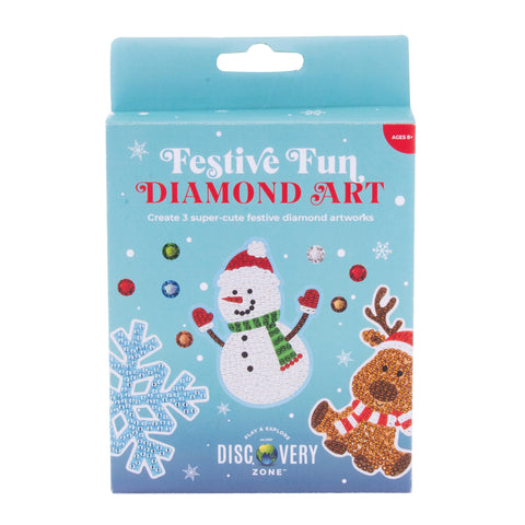 Christmas Diamond Art 3pc Set | Snowman