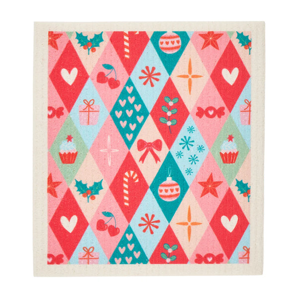 Christmas Swedish Style Dish Cloths 2pc