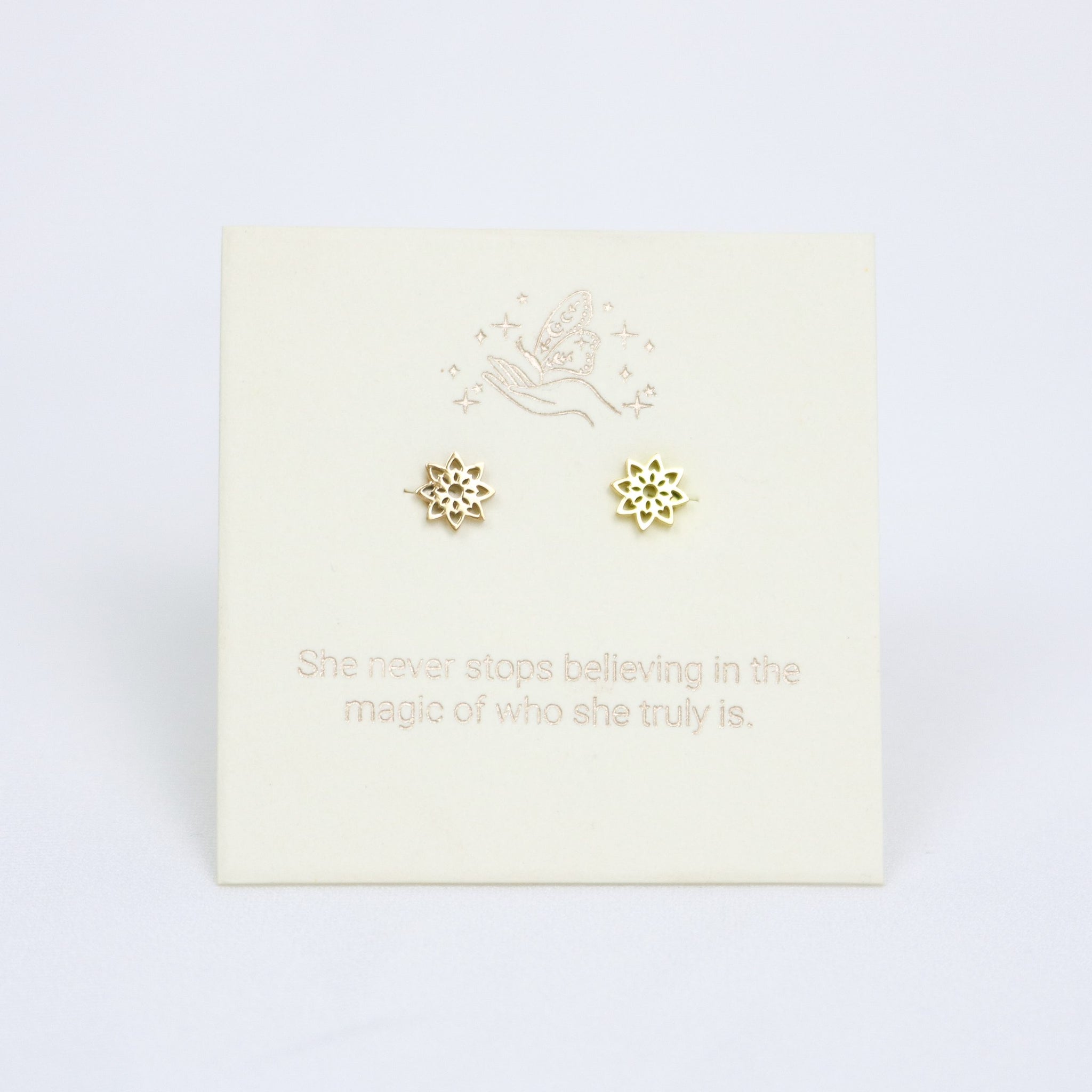 Yantra Gold Inspiration Earrings