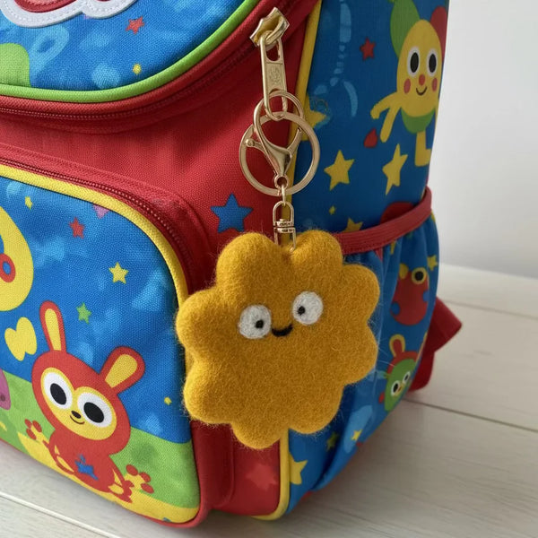 Sunny Feel Good Fuzzy Friend Bag Keychain