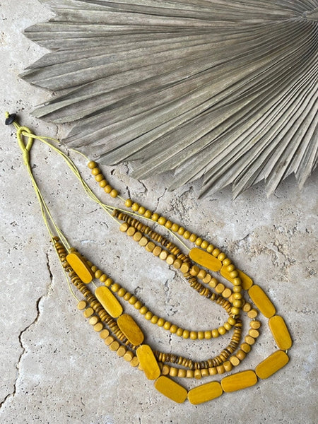 Mustard Hanalei Necklace