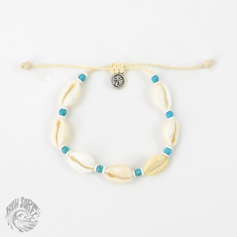 Turquoise Cowrie Shell Bracelet
