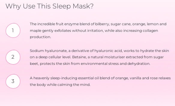 Blue Butterfly Enzyme Sleep Mask | Bopo Women