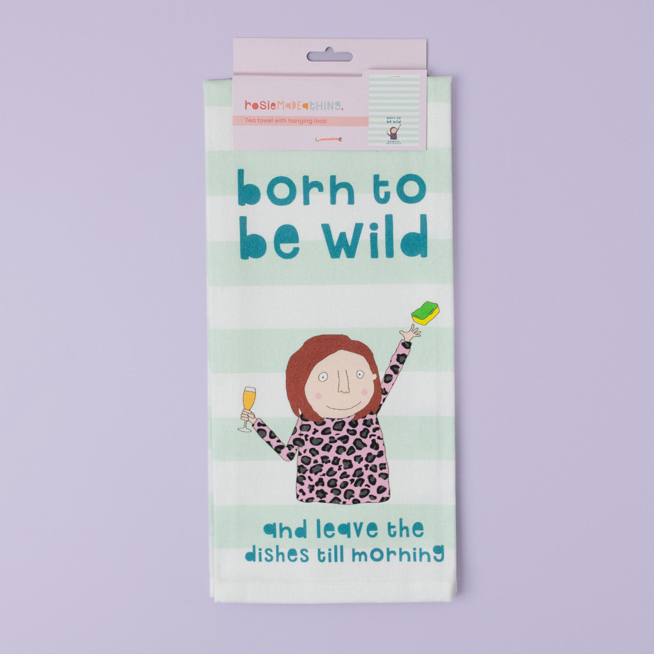 Born To Be Wild Tea Towel | Rosie Made A Thing
