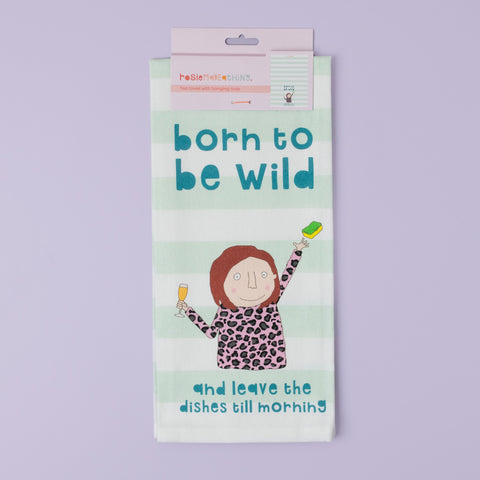 Born To Be Wild Tea Towel | Rosie Made A Thing