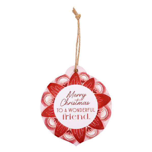 Friends Christmas Bauble Keepsake