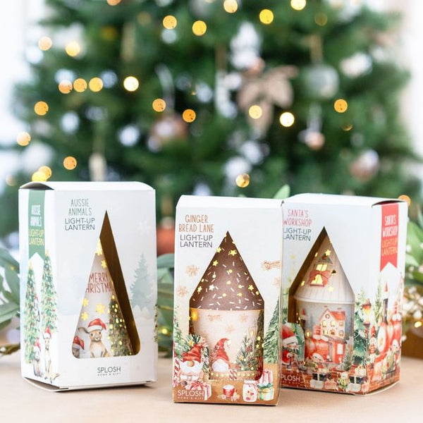 Christmas Light Up Gingerbread House