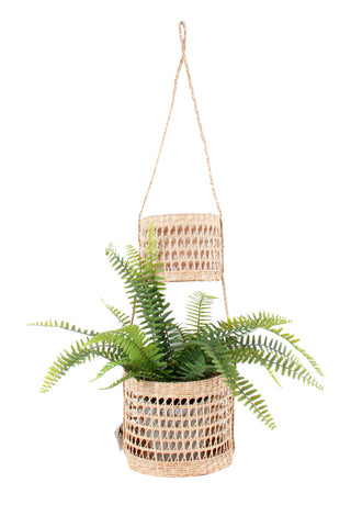 Gympie 2 Tier Seagrass Hanging Baskets