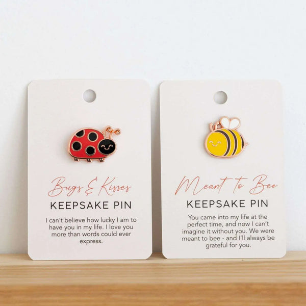 Bugs & Kisses Keepsake Pin