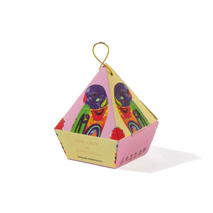 Rainbow Lorikeet Hanging Candle Bauble | Japanese Honeysuckle