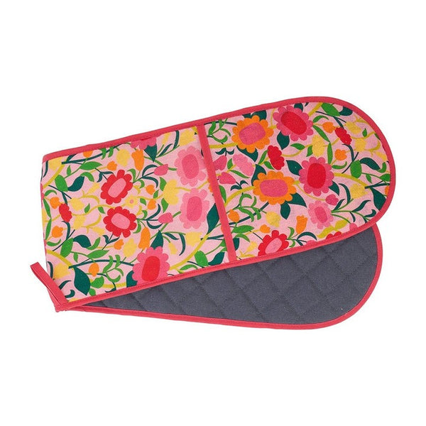 Flower Patch Double Oven Mitt