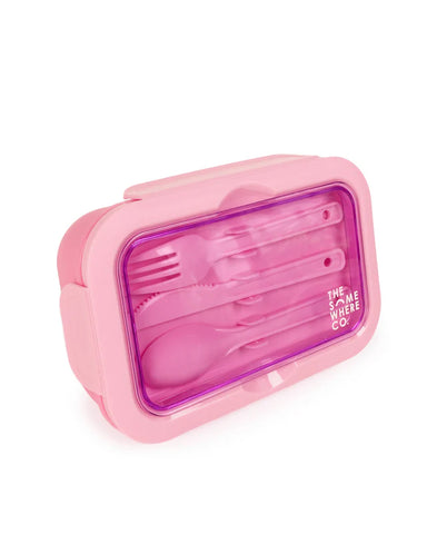 Pink Bento Lunch Box | The Somewhere Co