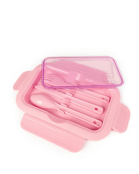 Pink Bento Lunch Box | The Somewhere Co