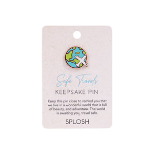 Safe Travels Keepsake Pin