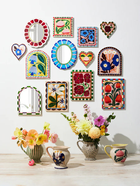 Bloom Nouveau Yellow Arch Wall Tile