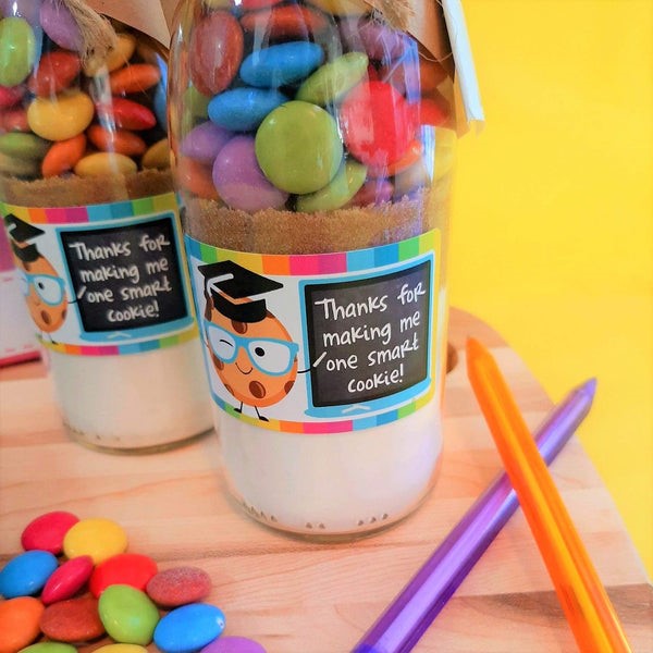 Cookie Mix Gift Bottle | Teacher Smart Cookie