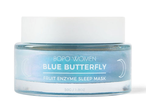 Blue Butterfly Enzyme Sleep Mask | Bopo Women