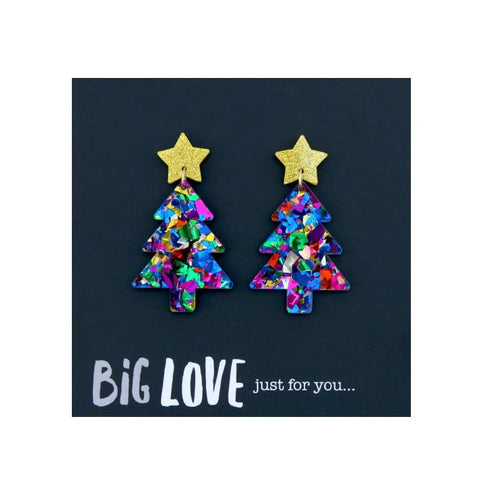 Sparkle Christmas Tree Dangles