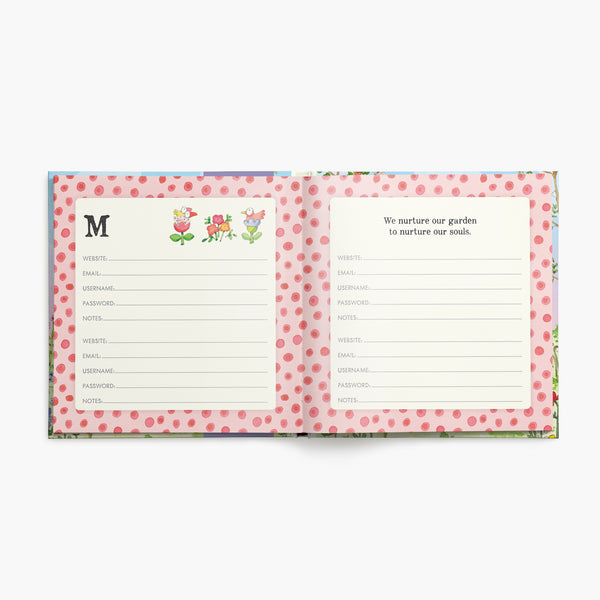 Forget Me Not Password Book | Twig Seeds