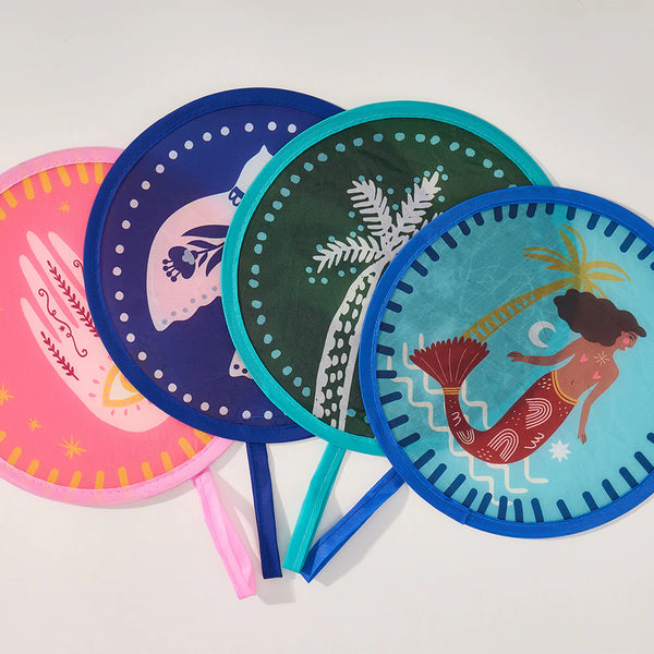 Celestial Mermaid Twist Fan