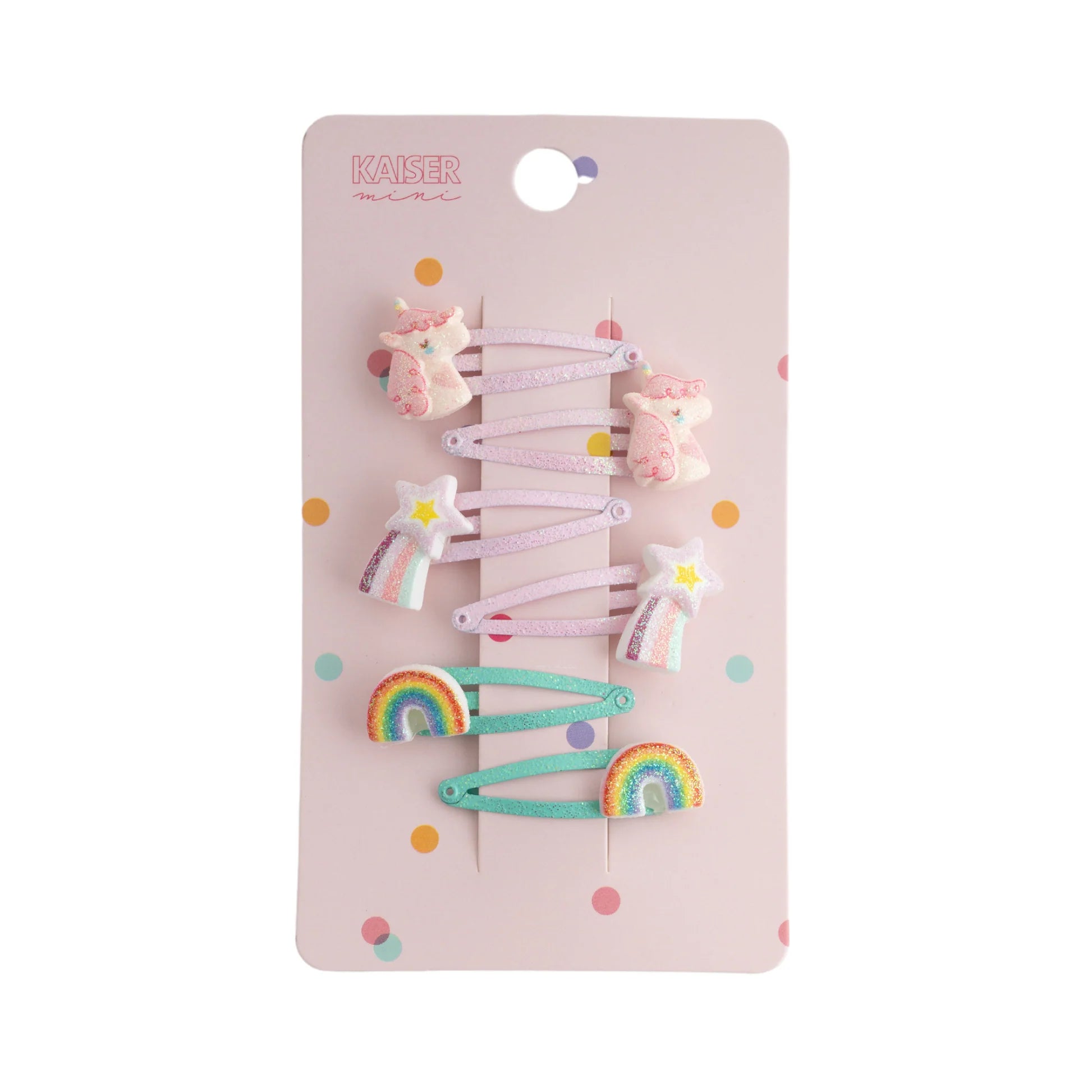 Unicorn Hair Clips 6pk