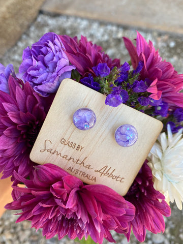 Violet Earrings | Samantha Abbott Glass