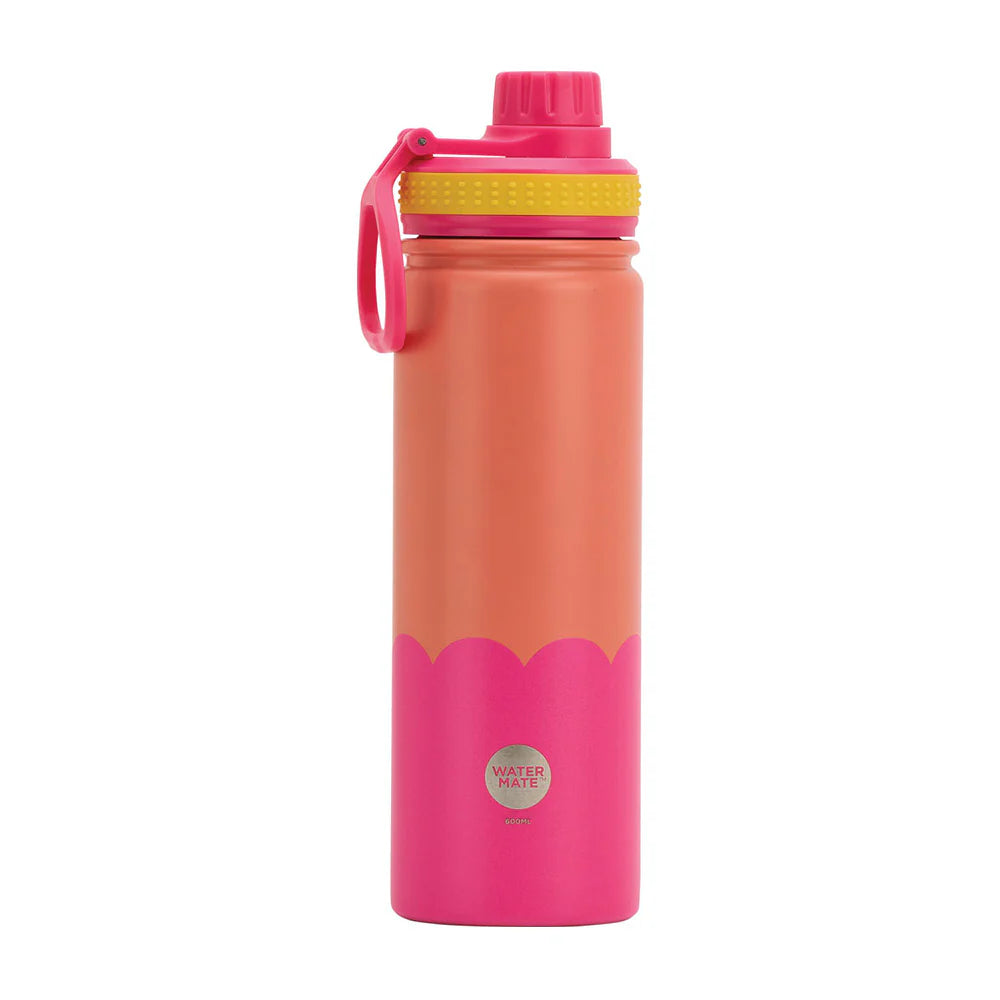 Wave Stainless Steel Drink Bottle | Pink