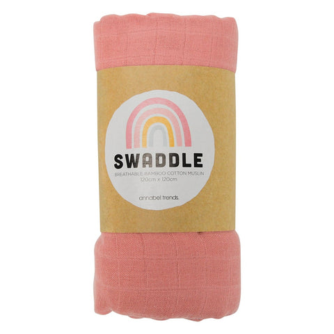 Muslin Swaddle | Coral
