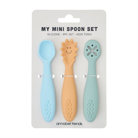 Silicone Cutlery 3pc Set | Seaside