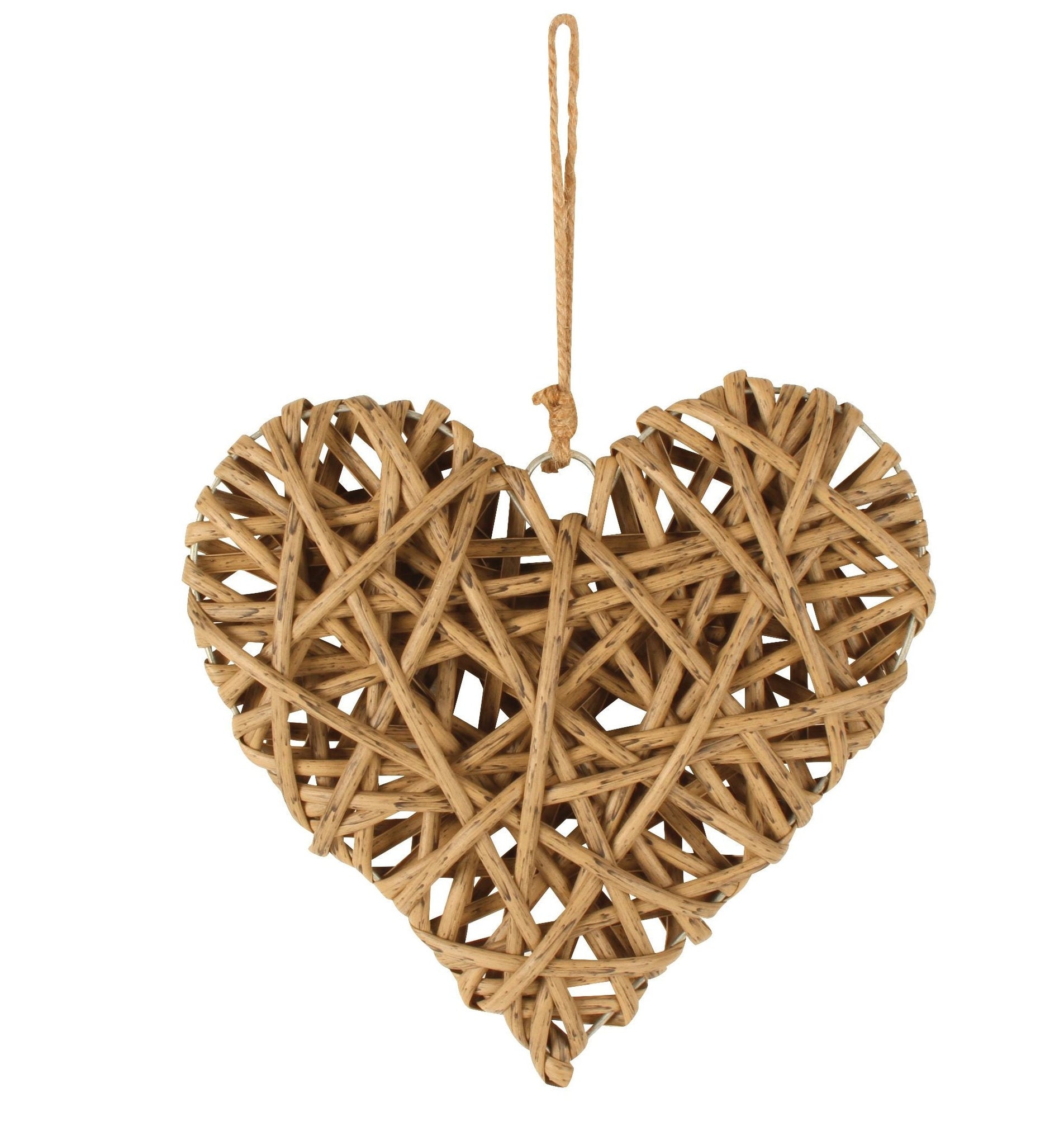 Rattan Wrapped Heart