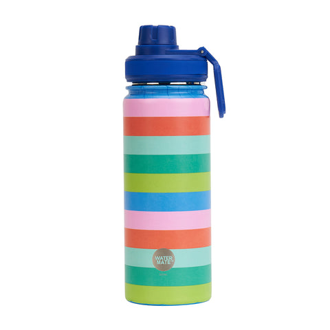 Watermate Stainless Steel Drink Bottle | Bright Stripe