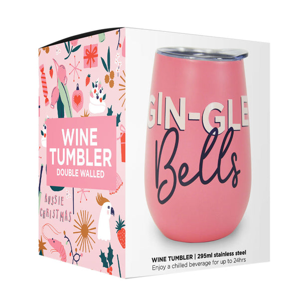 Christmas Gin-gle Bells Wine Tumbler