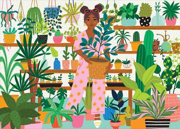 Crazy Plant Lady Puzzle - By Isabel Serna