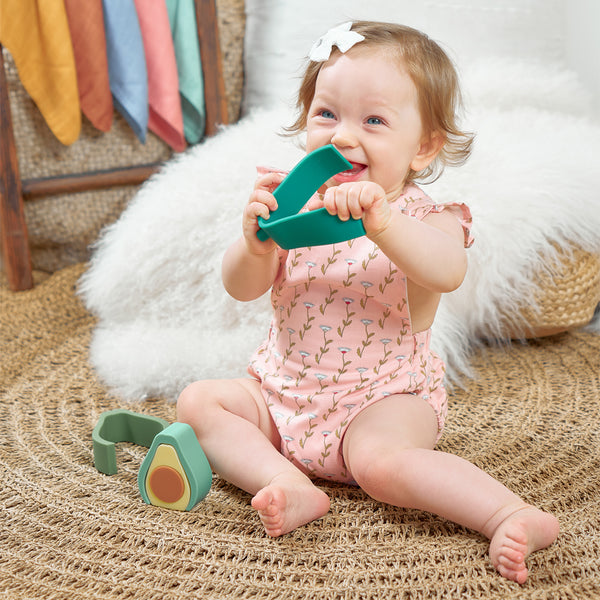 Silicone Stackable Toy | Avocado