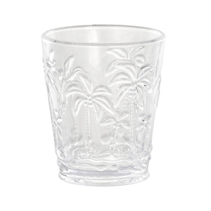Oasis Etched Drinking Glass