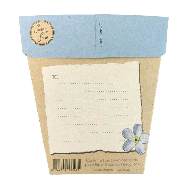 Forget-me-not Gift of Seeds Card | Sow N Sow