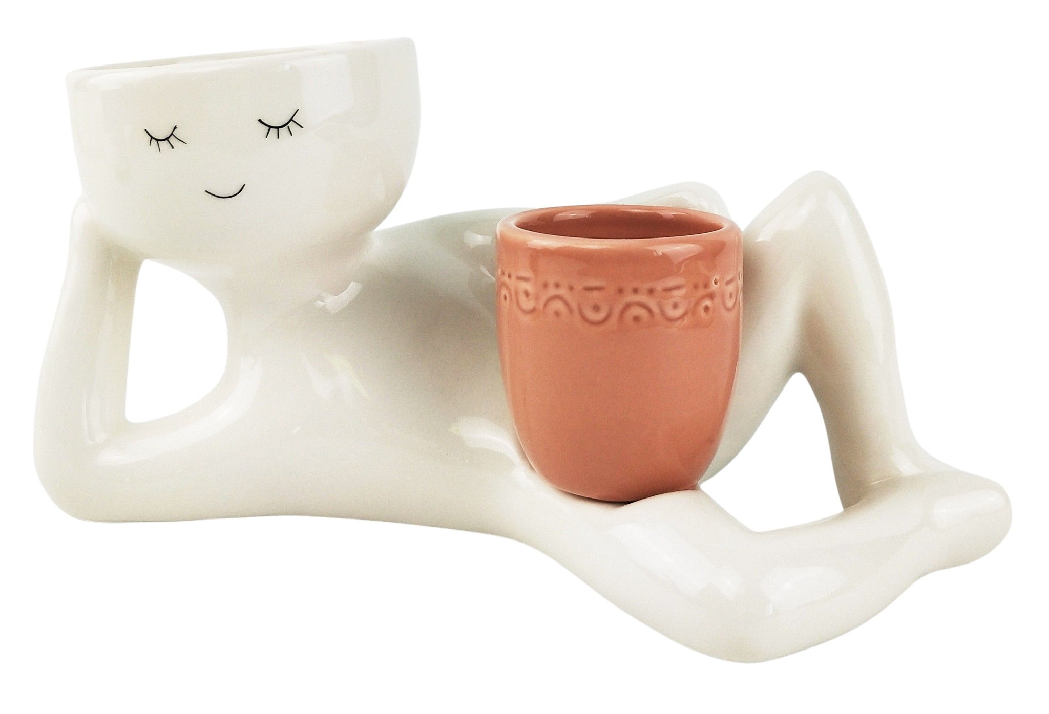 kinky person holding a pot planter Kinky Person Holding a Rose Pot Planter – Kat's Living Gifts